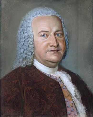 Johann Sebastian BACH, portrait fait par Elias Gottlob HAUSSMANN, env. 1730